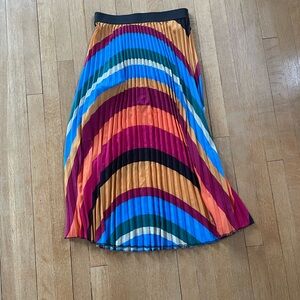 1970s Pleated Midi Skirt